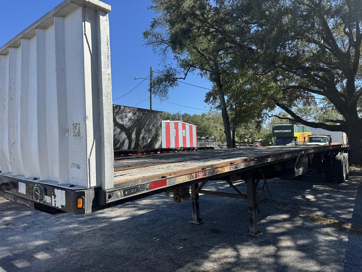Used 1999 FRUEHAUF 45FT FLATBED TRAILER