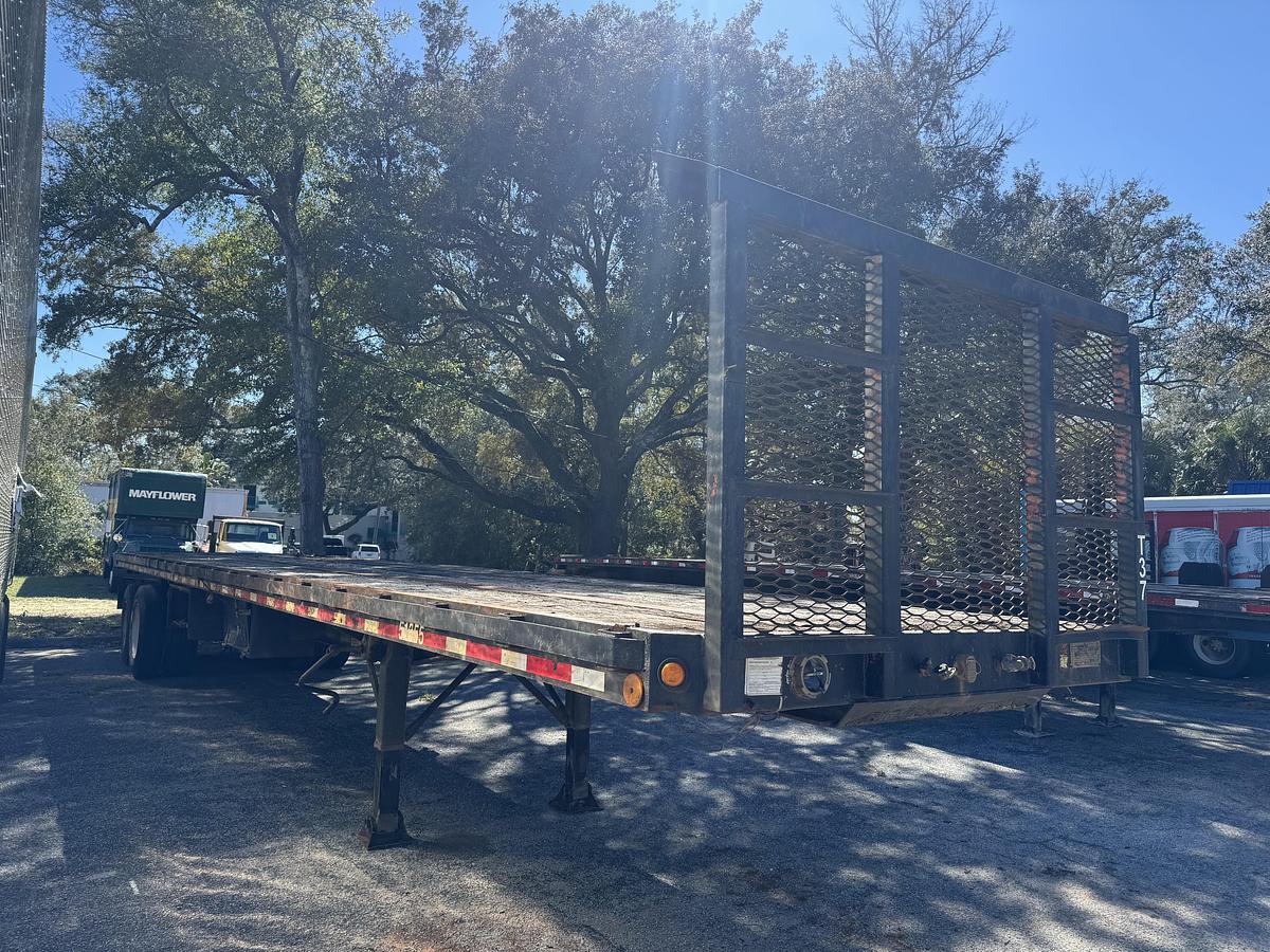 Used 1985 AZTEC 45FT FLATBED TRAILER