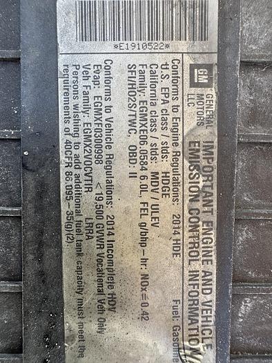 Used GMC SAVANA 3500