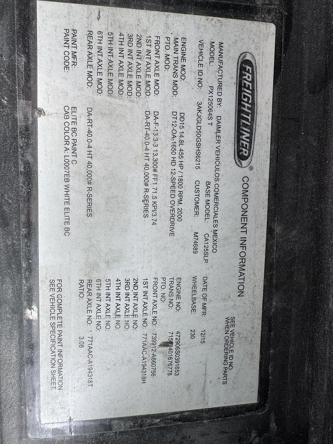 Used 2016 Freightliner® CASCADIA