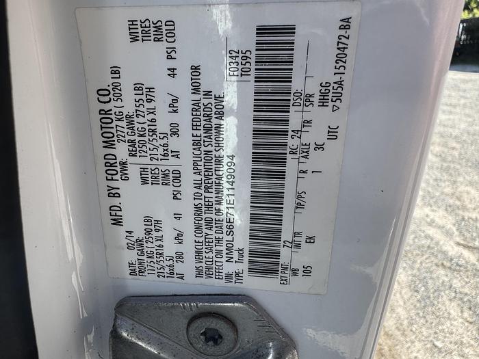 Used 2014 FORD TRANSIT CONNECT