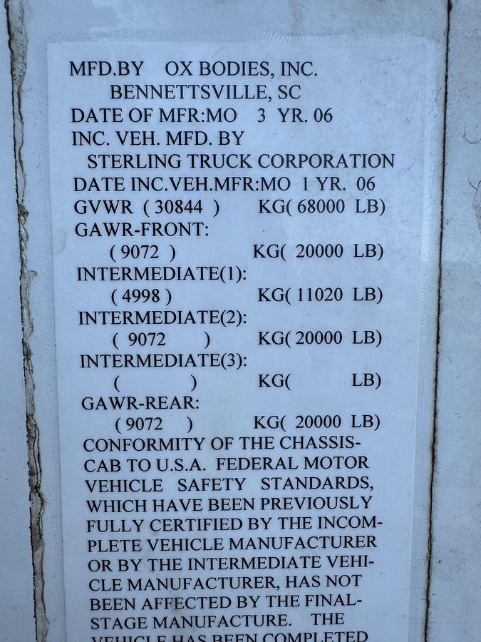 Used 2006 STERLING LT9513