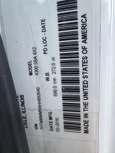 Used 2017 INTERNATIONAL 4300