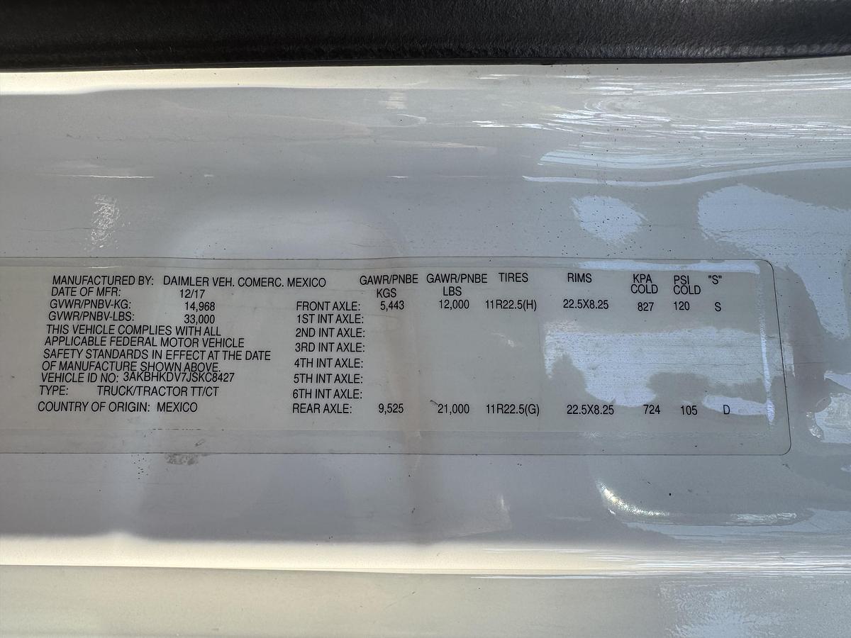 Used 2018 Freightliner® CASCADIA 126