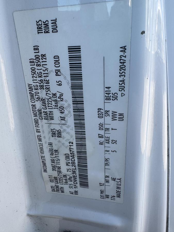 Used 2011 FORD E-350