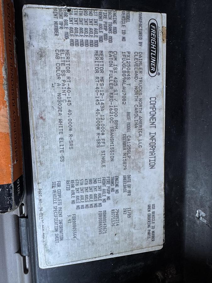 Used 2010 Freightliner® CASCADIA