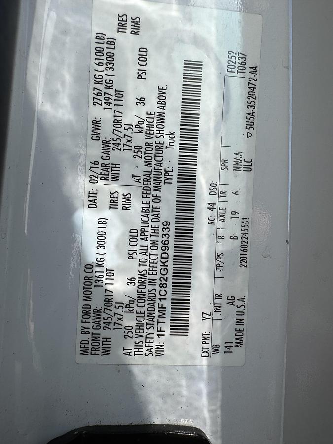 Used 2016 FORD F-150