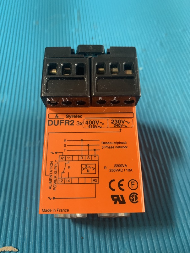 Used Syrelec 3 Phase Voltage Relay