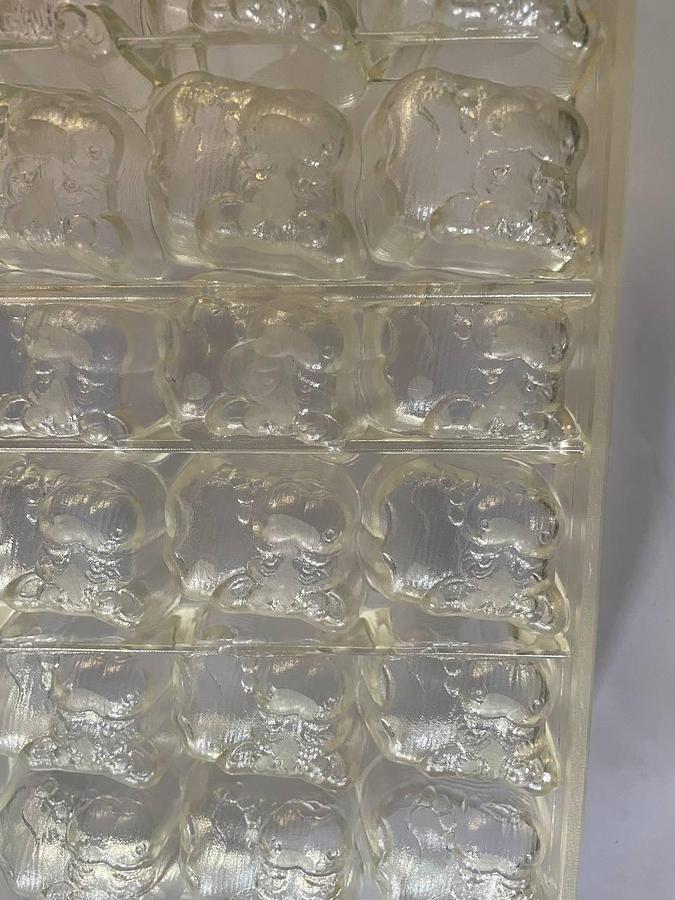 Used BakeProject B.V. Molds for the production of chocolates.