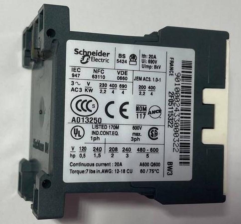 Used Schneider Electric Telemecanique TeSys K LP4K0901BW3 Mini Contactor