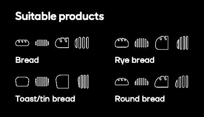 The DP-35 automatic bread slicing machine