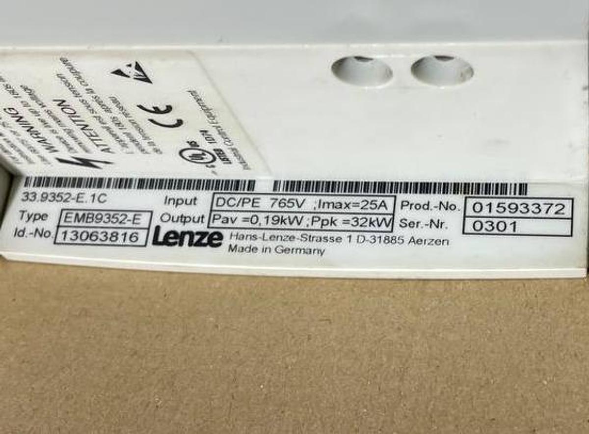 Used LENZE frequency controller PRDFIBUS-DP