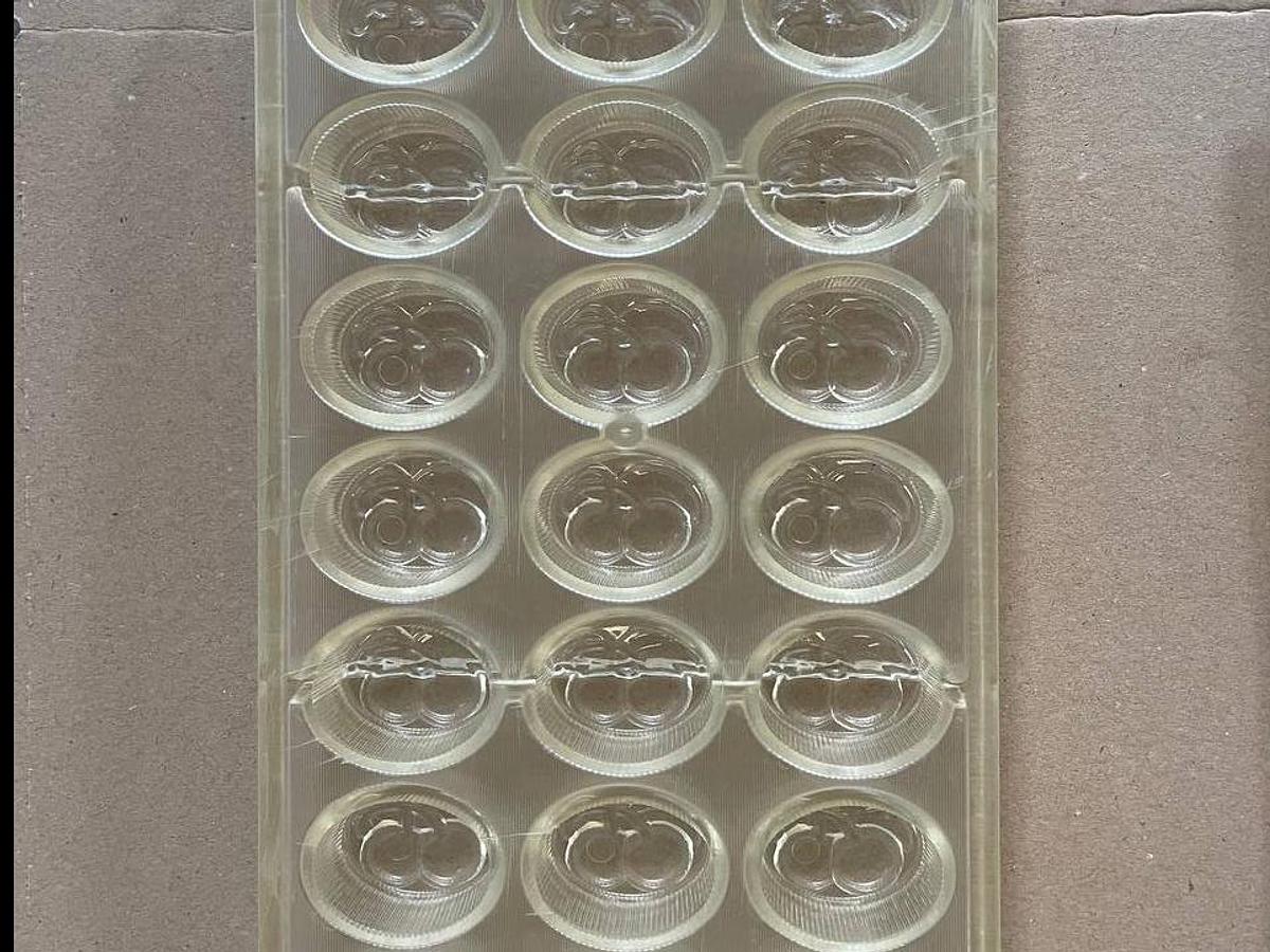 Used BakeProject B.V. Molds for the production of chocolates.