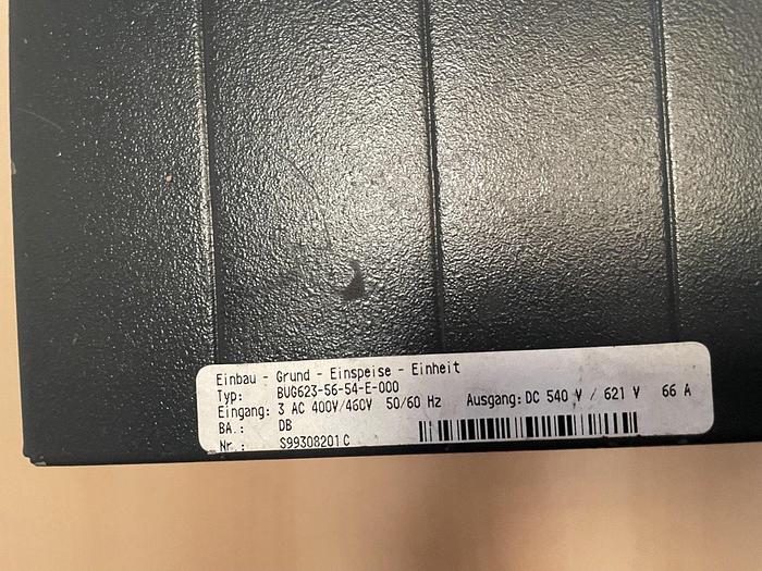 Used Baumuller Einbau - Grund - Einspeise - Einheit