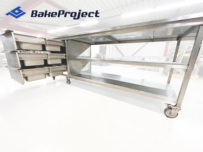 Used Stainless steel tabel van Wout