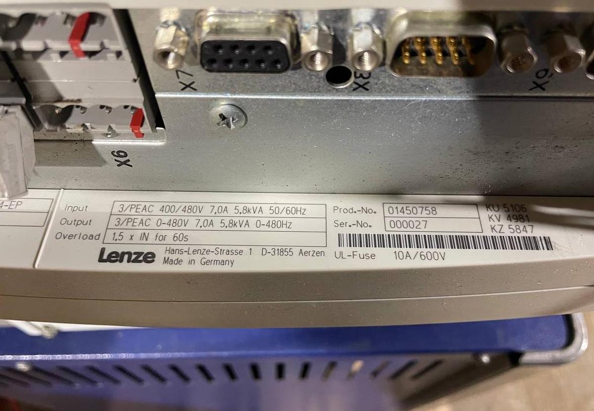 Used LENZE frequency controller PRDFIBUS-DP