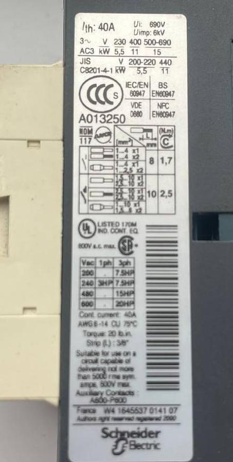 Used Schneider Electric