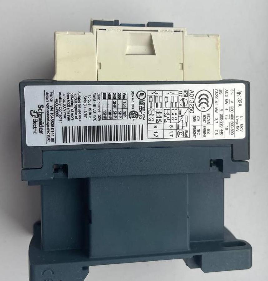 Used Telemecanique TeSys D LC1 D18 Contactor (Schneider Electric)