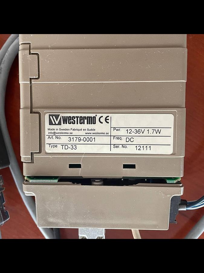BakeProject B.V. 3179-0001 Westermo Modem TD-33