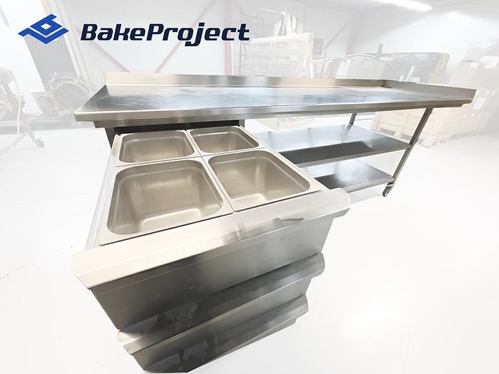 Used Stainless steel tabel van Wout