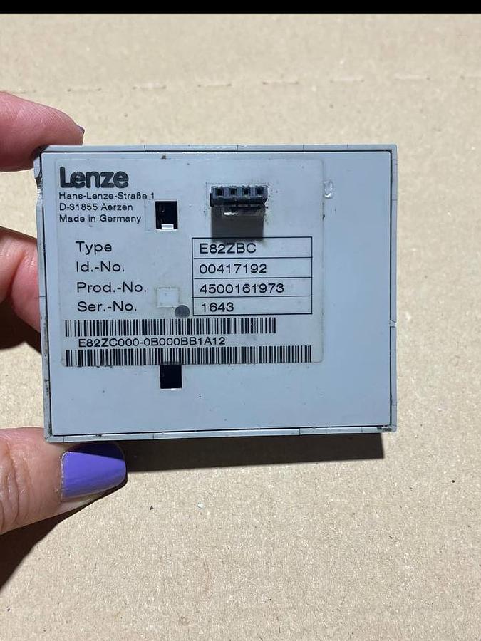 Used LENZE frequency controller E82EV222_4C