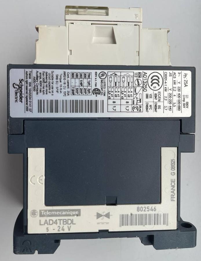 Used Telemecanique LC1 D09 Contactor (Schneider Electric)