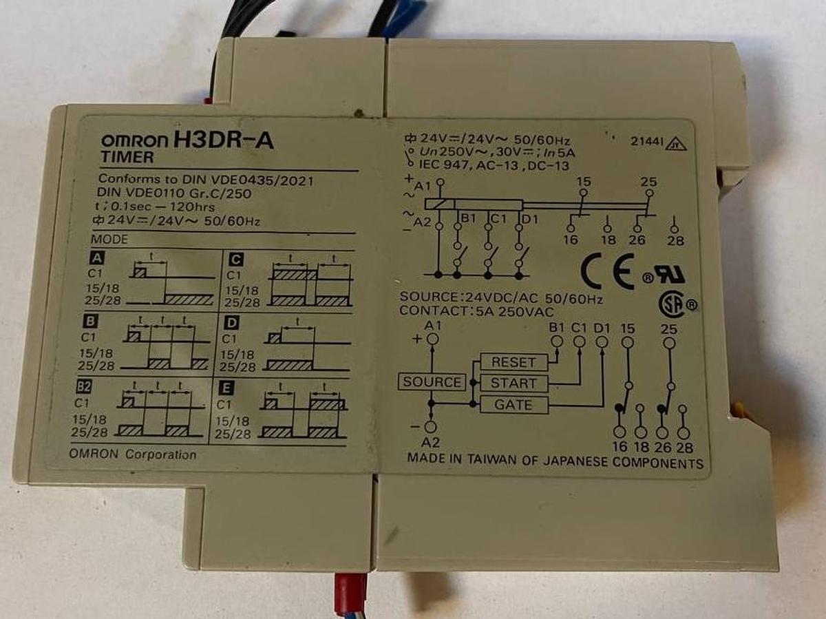 Used OMRON H3DR-A