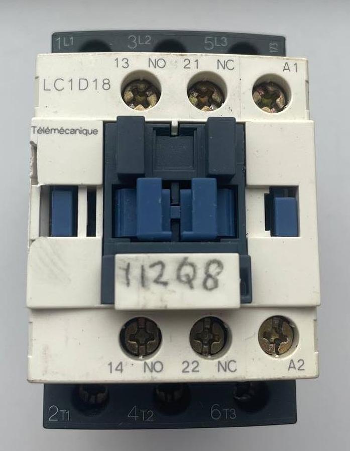 Used Telemecanique TeSys D LC1 D18 Contactor (Schneider Electric)