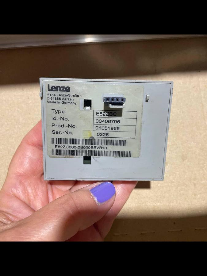 Used LENZE frequency controller E82EV222_4C