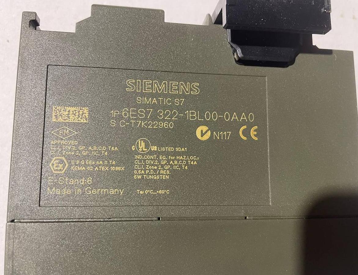 Used 2001 SIEMENS 6ES7 350-1AH03-0AE0 SIMATIC S7  DC 24V/ 0.5A