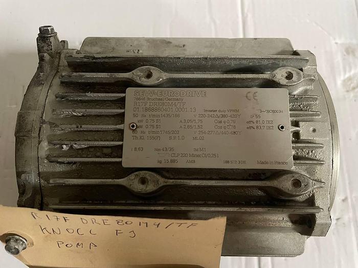 Used SEW-EURODRIVE Bruchsal 3 ∼ IEC 34   SA37 DT71D4 90.1196252601.0001.07
