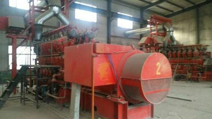 Used 2.22 MW 1997 Used Waukesha 12VAT27GL Natural Gas Generator Sets