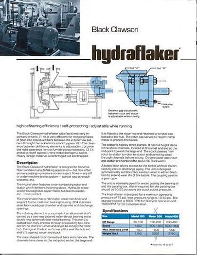 Used BLACK CLAWSON 200 #21043