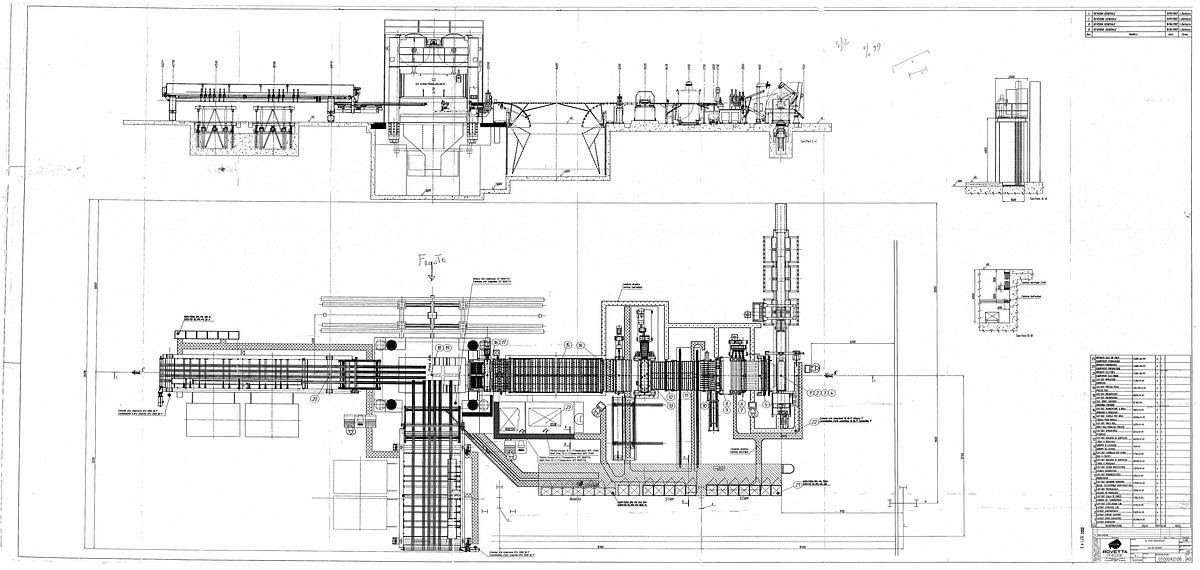 Usato Pressa meccanica doppio montante ROVETTA 630 ton. 5000 x 2630