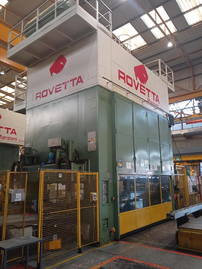 Usato Pressa meccanica doppio montante ROVETTA  800 ton. 4.000 x 2.000 mm.