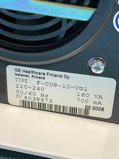 Used GE F-CU8-10-VG1 Module Rack mit 3 leere Module