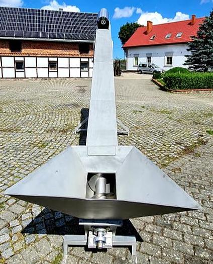 Used Przenośnik (transporter) ślimakowy, nierdzewny w korycie zamkniętym