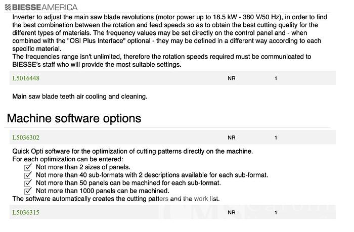 Used Selco WNT 6 Panel Saw