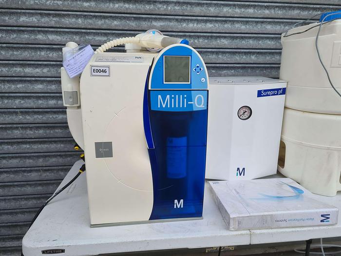 Used Millipore Milli-Q Water Purification System