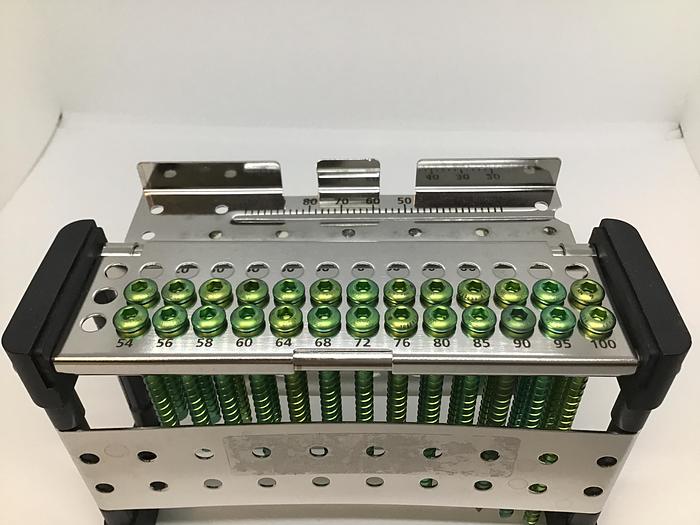 Used Synthes locking 4.9mm bolt set self tapping on rack  685.318 685.318