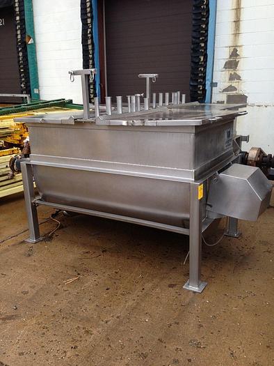 Used Cooker, 400 Gallon, Horizontal, S/St, Interior Steam Coil, #S738686