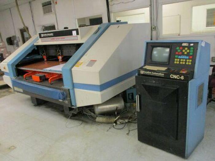 Used EXCELLON MARK VI C 4 HEAD DRILLING MACHINE WITH CNC 6 CONTROL 110K RPM SPINDLES