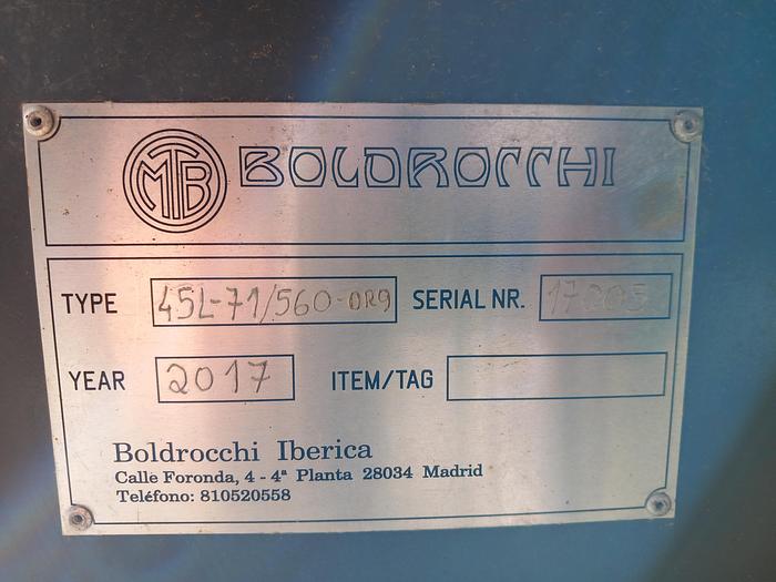 Used Ventilador Bolorocchi de 45kw