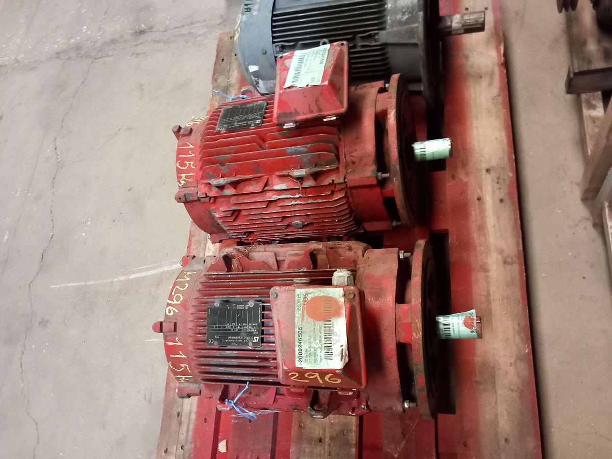Used Motor elétrico industrial LEROY SOMER LS160LUR-TC