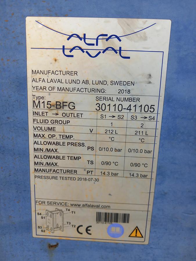 Used Permutador ALFA Laval M15 BFG