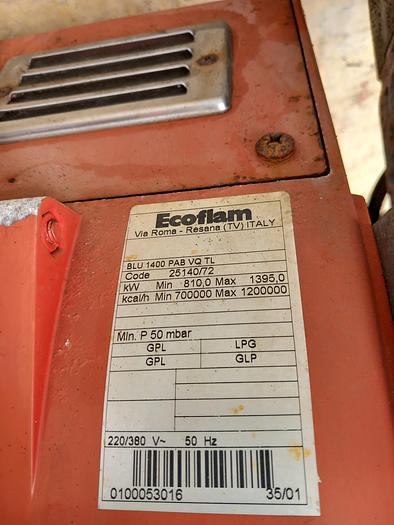 Used Queimador a gás Ecoflam