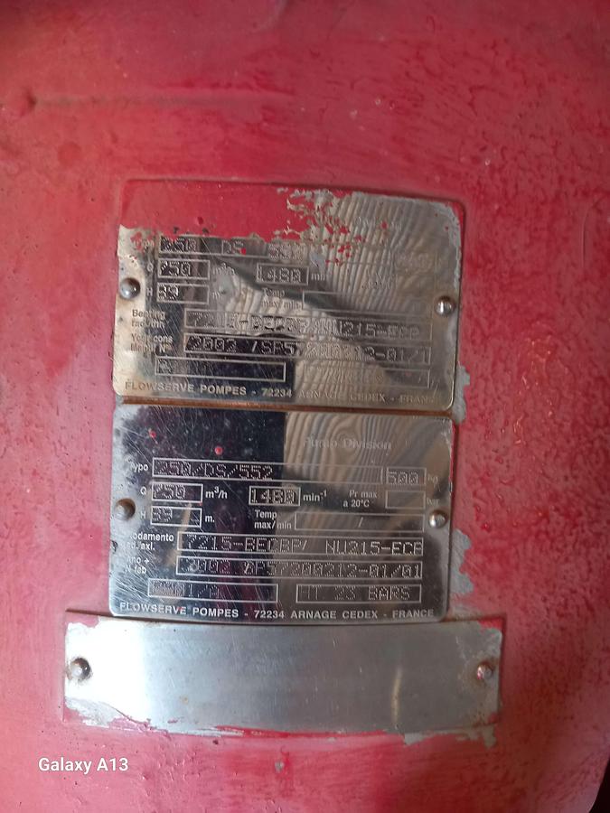 Used Motor com bomba Pump Division 250/DS/552