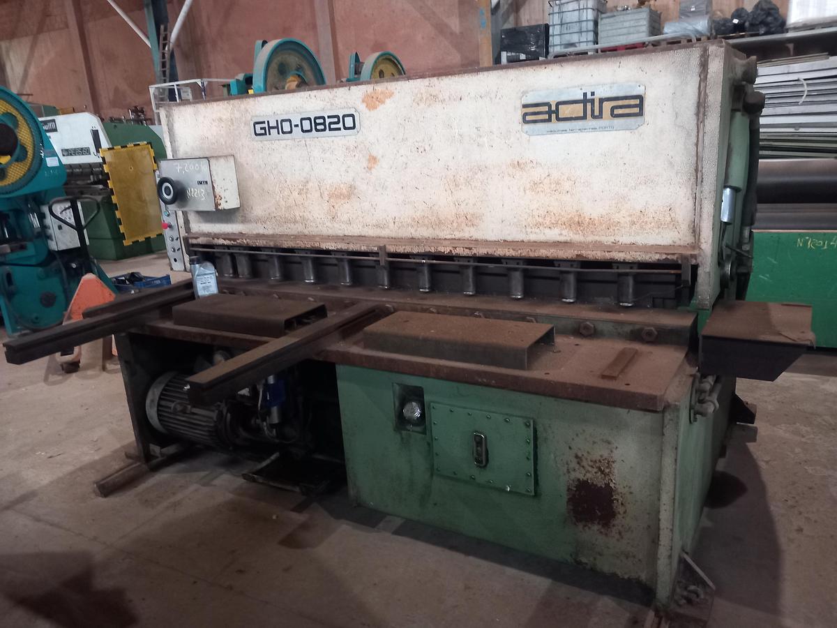 Used Guilhotina ADIRA modelo GHOT-0820