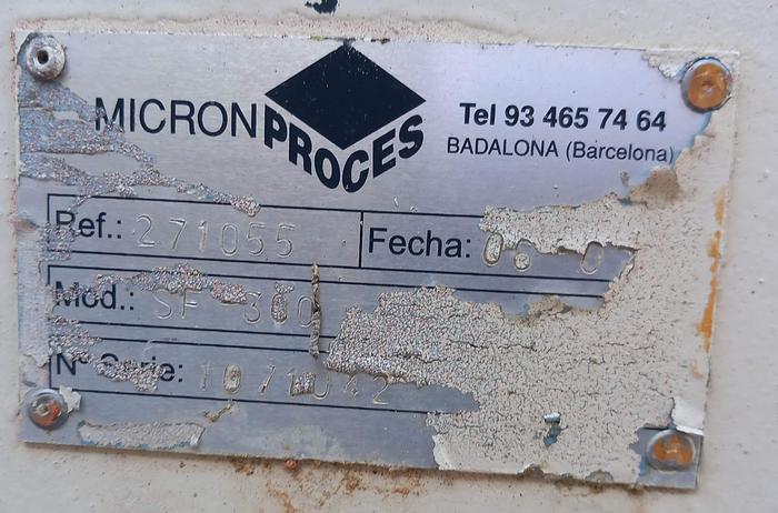 Used Transportador senfim Microproces 9 mt SF 300