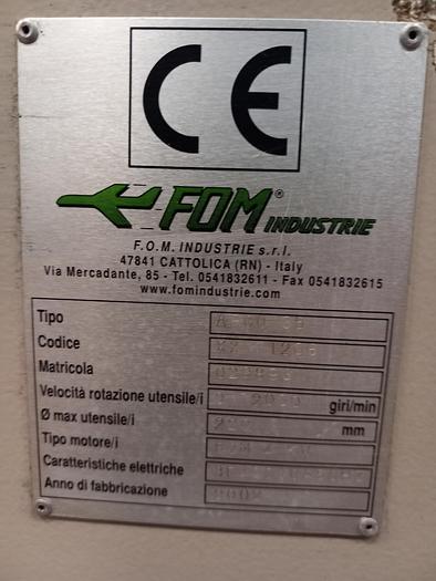 Used Centro de maquinação para alumínio FOM ARGO35